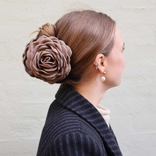 Daisy hårklemme, Stor, Latte