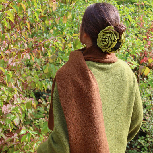 Daisy hårklemme, Stor, Matcha