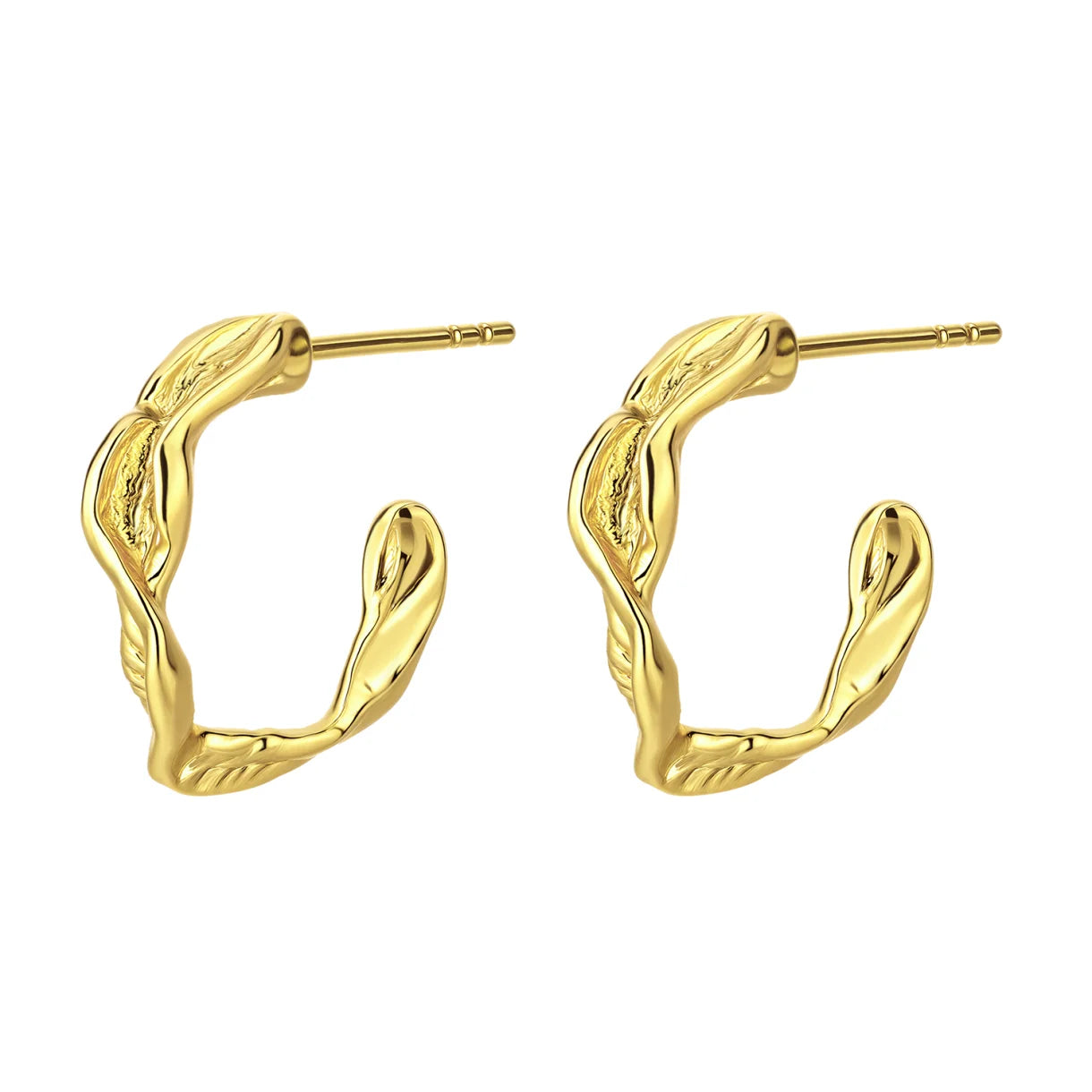 Elisa Small - øreringe - forgyldt