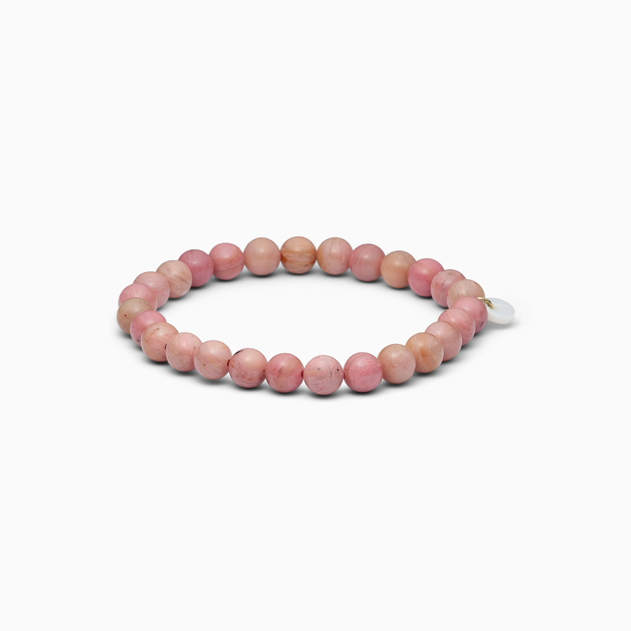 Essential Rhodonit Stretch Armbånd - 6 mm