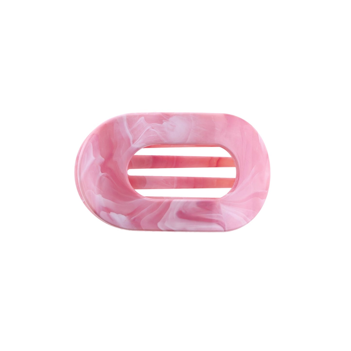 Eva hårklemme, Mellem, Marmor rosa/hvid