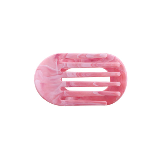 Eva hårklemme, Mellem, Marmor rosa/hvid