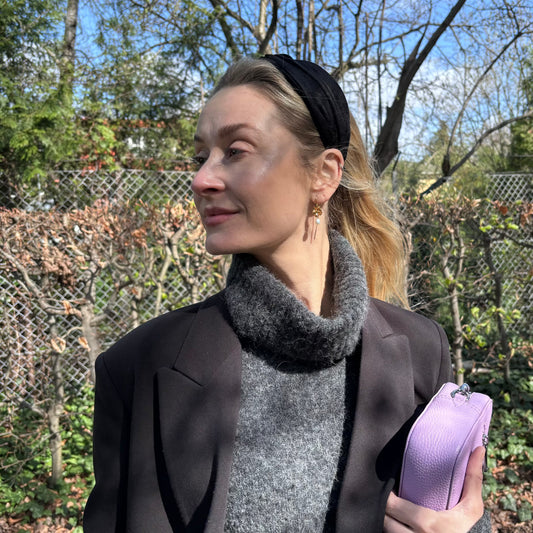 Valerie Bella hårbøjle i Sort