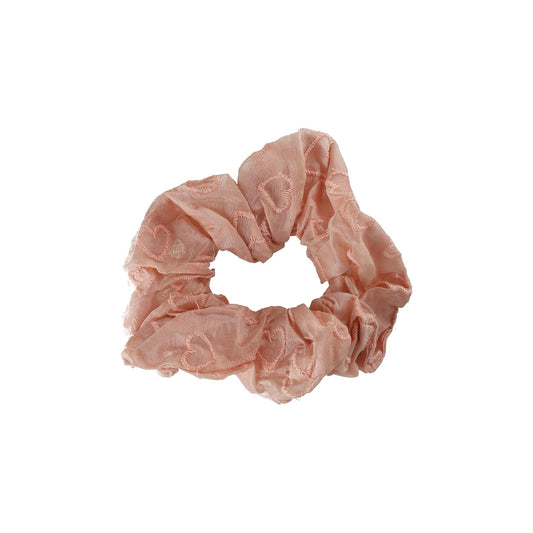 Manuella Scrunchie i Rosa hjerter