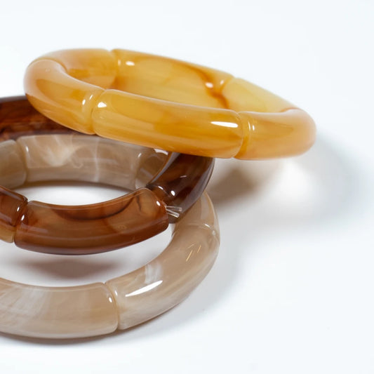 Margrethe armbånd (Nude) 10 mm