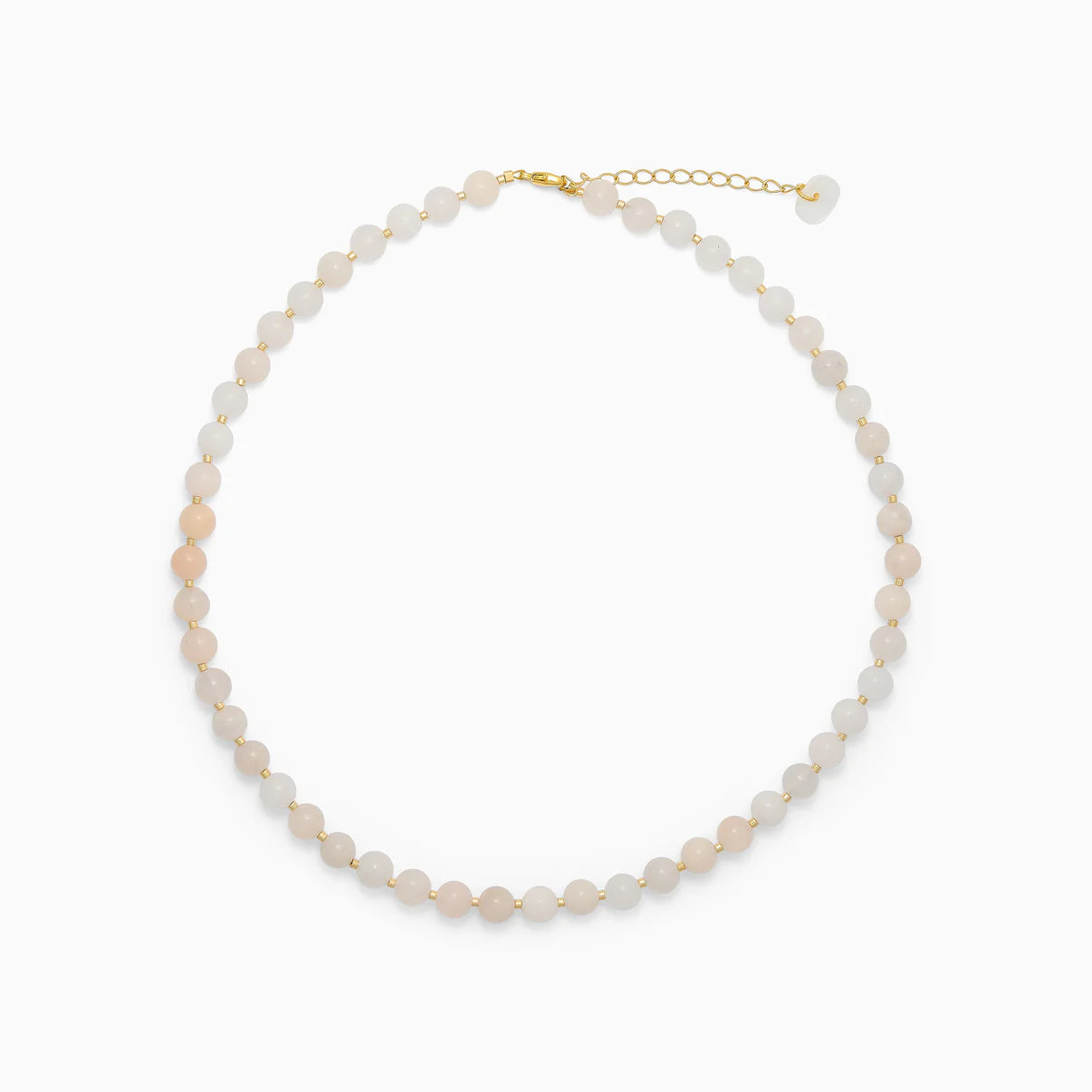 Rosa Jade - Krystal halskæde