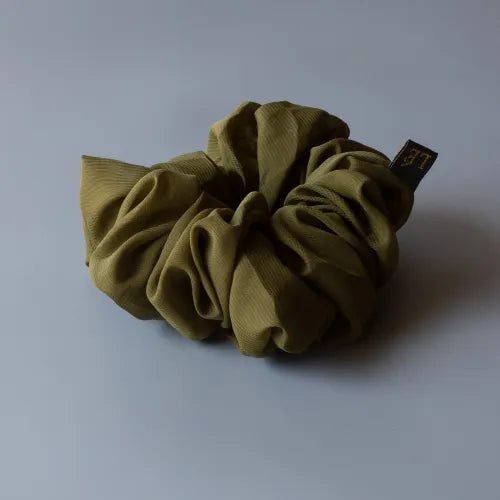 PI MEGA Scrunchie i Army Grøn
