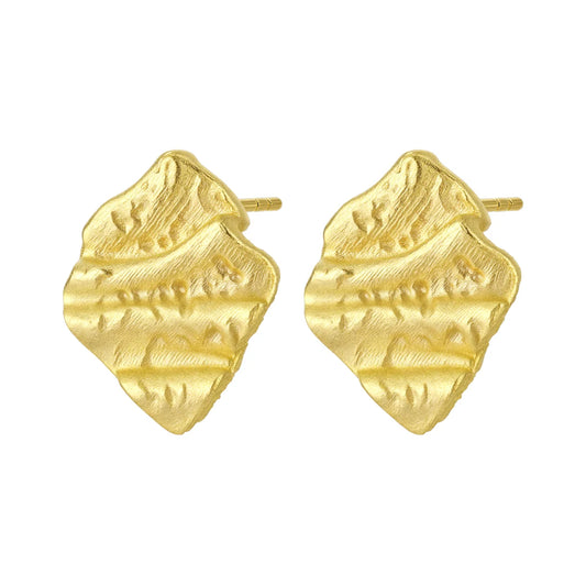 Skyla - øreringe - forgyldt